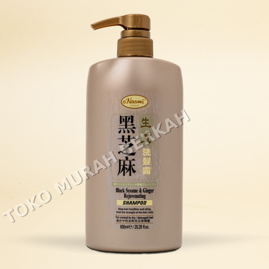 O'NAOMI BLACKSESAME&GINGER SHAMPOO 600ml