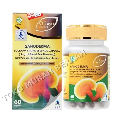 O'KAYO GANODERMA LUCIDUM SPORE ESSENCE
60's LINGZHI BAOZI FEN JIAONANG 300mg